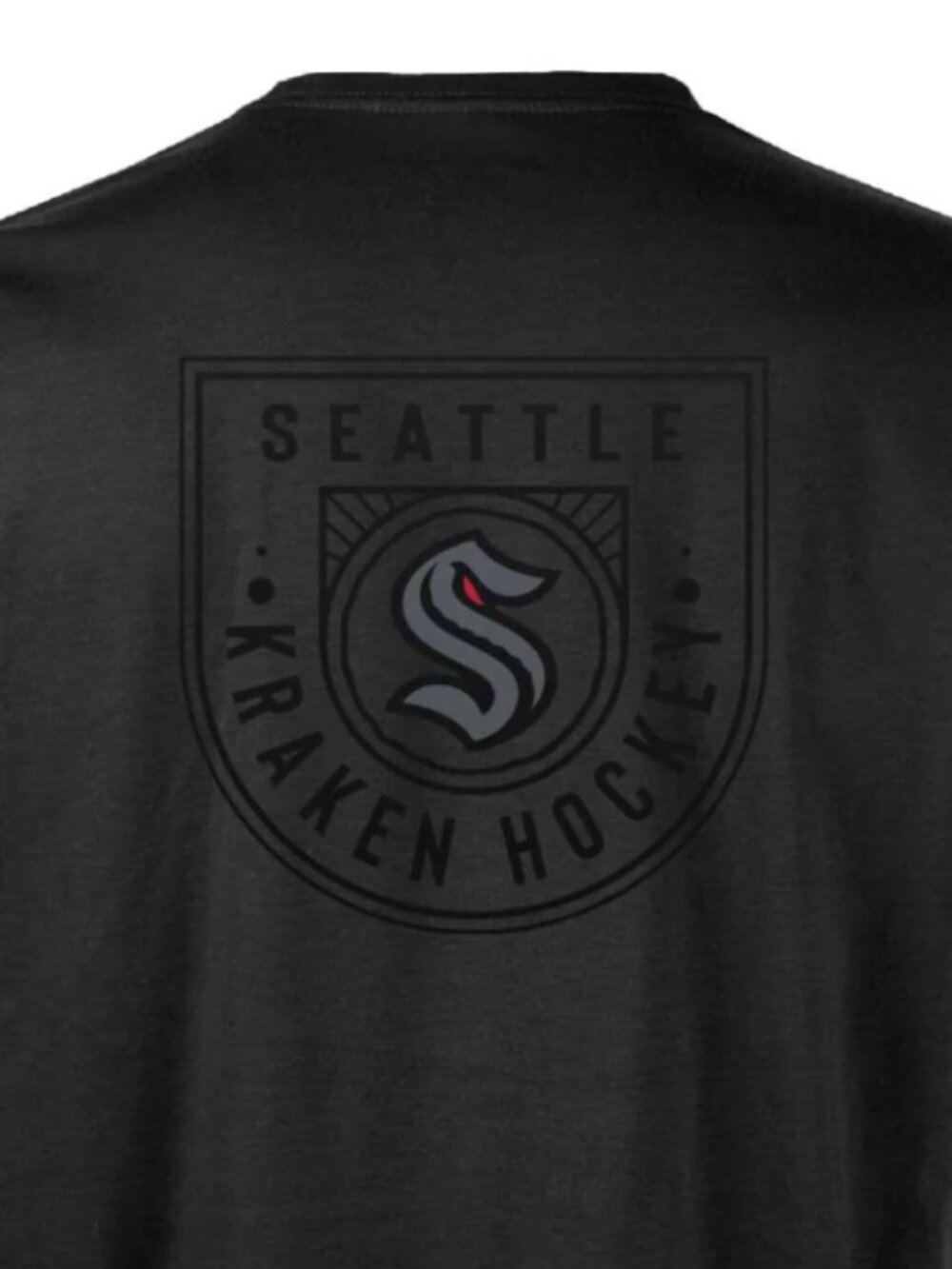 MENS | Seattle Kraken Levelwear Red Eye Rising Black Tee Size XXL / 2XL NWT